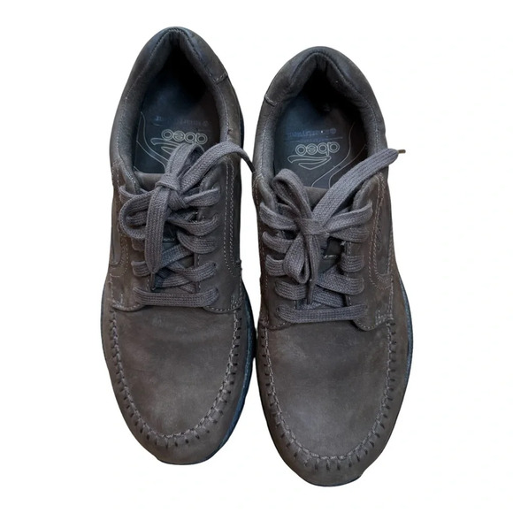ABEO Smart 3730 Moc Tie Brown Lace-Up Comfort Walking Suede Shoes Men's 9.5 M - Picture 2 of 13